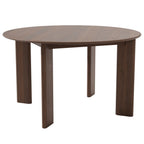 51" Walnut Solid Wood Oval Dining Table