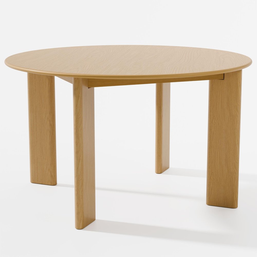 51" Walnut Solid Wood Oval Dining Table