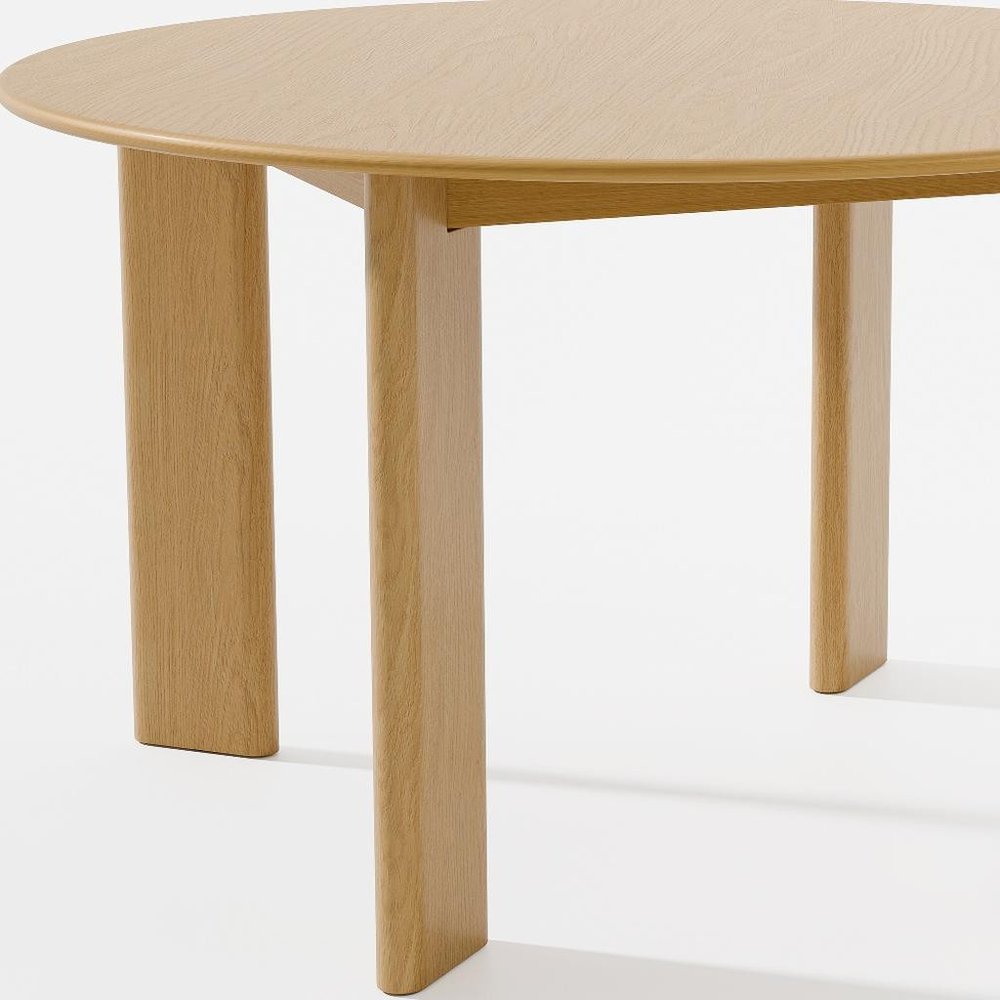 51" Walnut Solid Wood Oval Dining Table