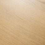 67" Natural Solid Wood Double Pedestal Base Oval Dining Table