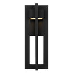 Black LED Dimmable Outdoor Hanging Light