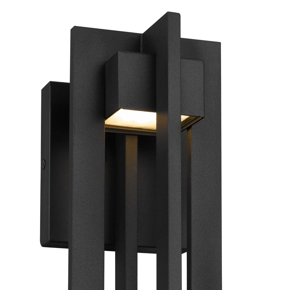 Black LED Dimmable Outdoor Hanging Light