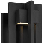 Black LED Dimmable Outdoor Hanging Light