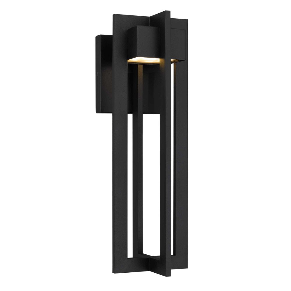 Black LED Dimmable Outdoor Hanging Light
