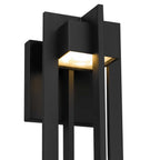 Black LED Dimmable Outdoor Hanging Light
