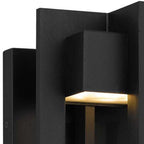 Black LED Dimmable Outdoor Hanging Light
