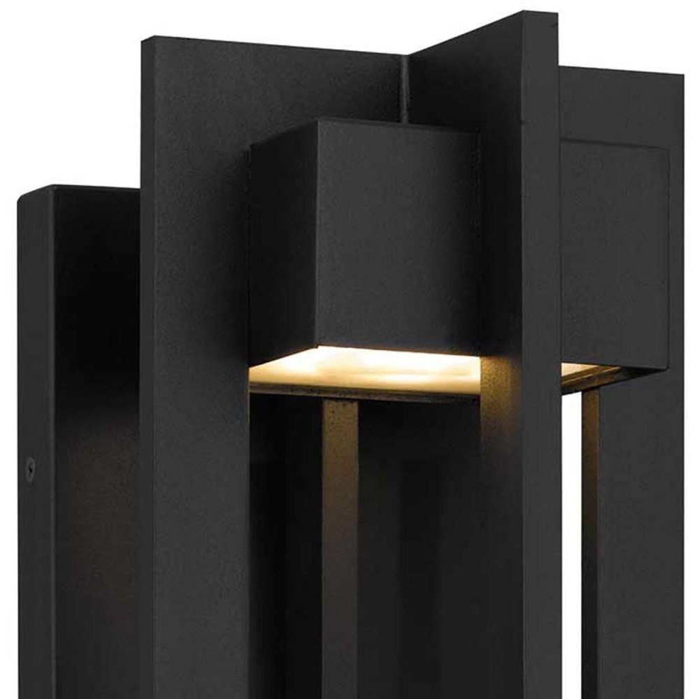 Black LED Dimmable Outdoor Hanging Light