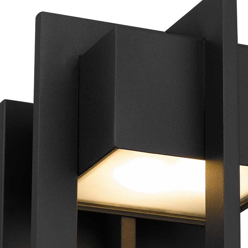 Black LED Dimmable Outdoor Hanging Light