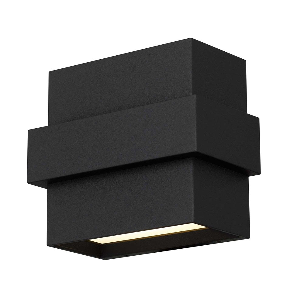 Black LED Dimmable Outdoor Hanging Light