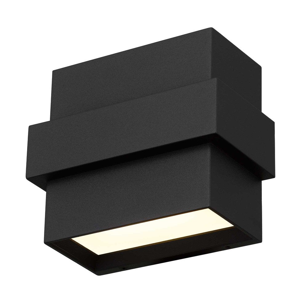 Black LED Dimmable Outdoor Hanging Light