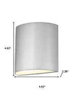 Silver LED Dimmable Outdoor Hanging Light