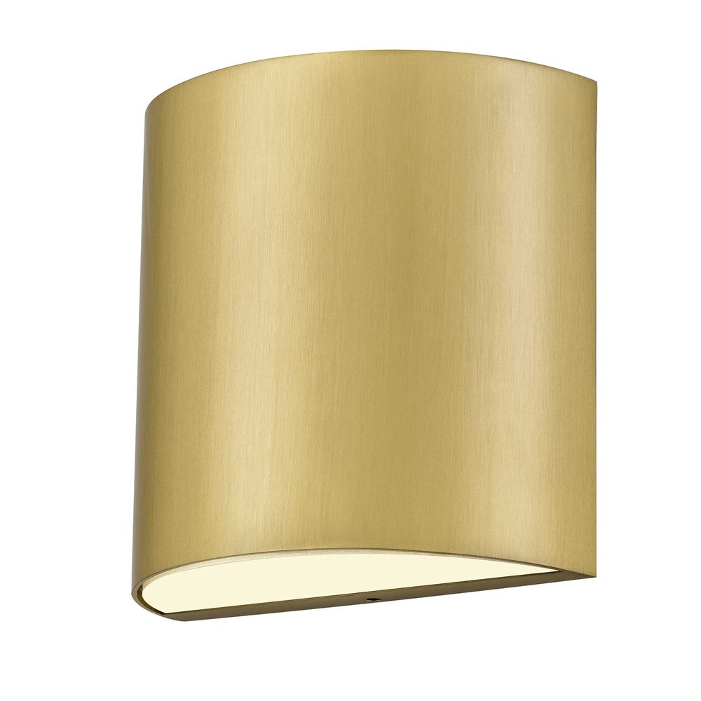 Brass LED Dimmable Outdoor Hanging Light