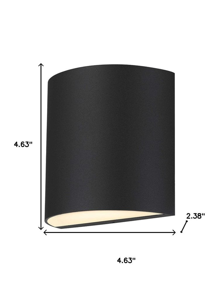 Black LED Dimmable Outdoor Hanging Light