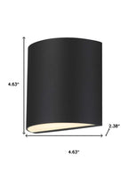 Black LED Dimmable Outdoor Hanging Light