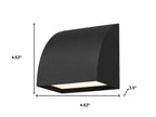 Black LED Dimmable Outdoor Hanging Light