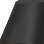 Black LED Dimmable Outdoor Hanging Light
