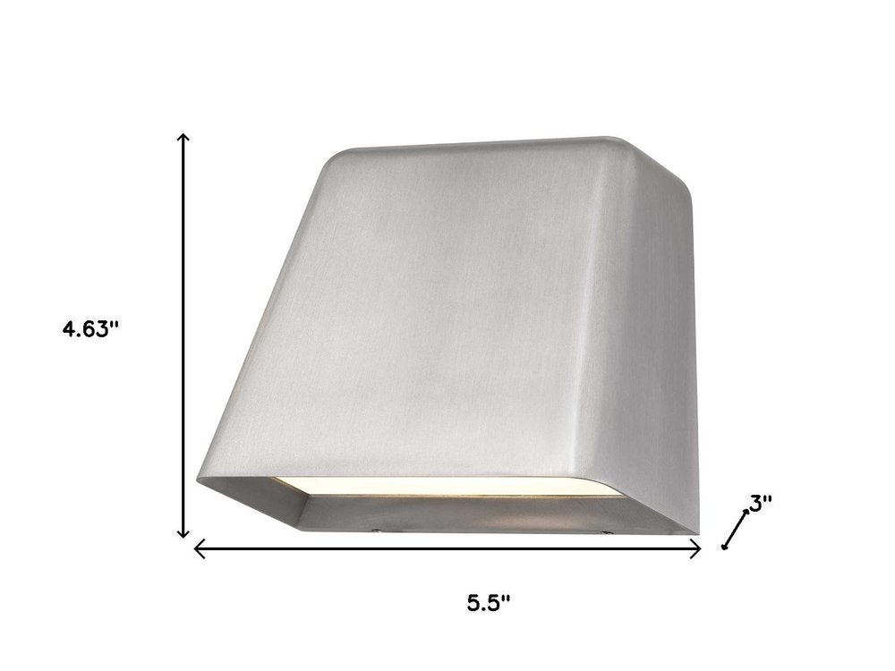 Silver LED Dimmable Outdoor Hanging Light