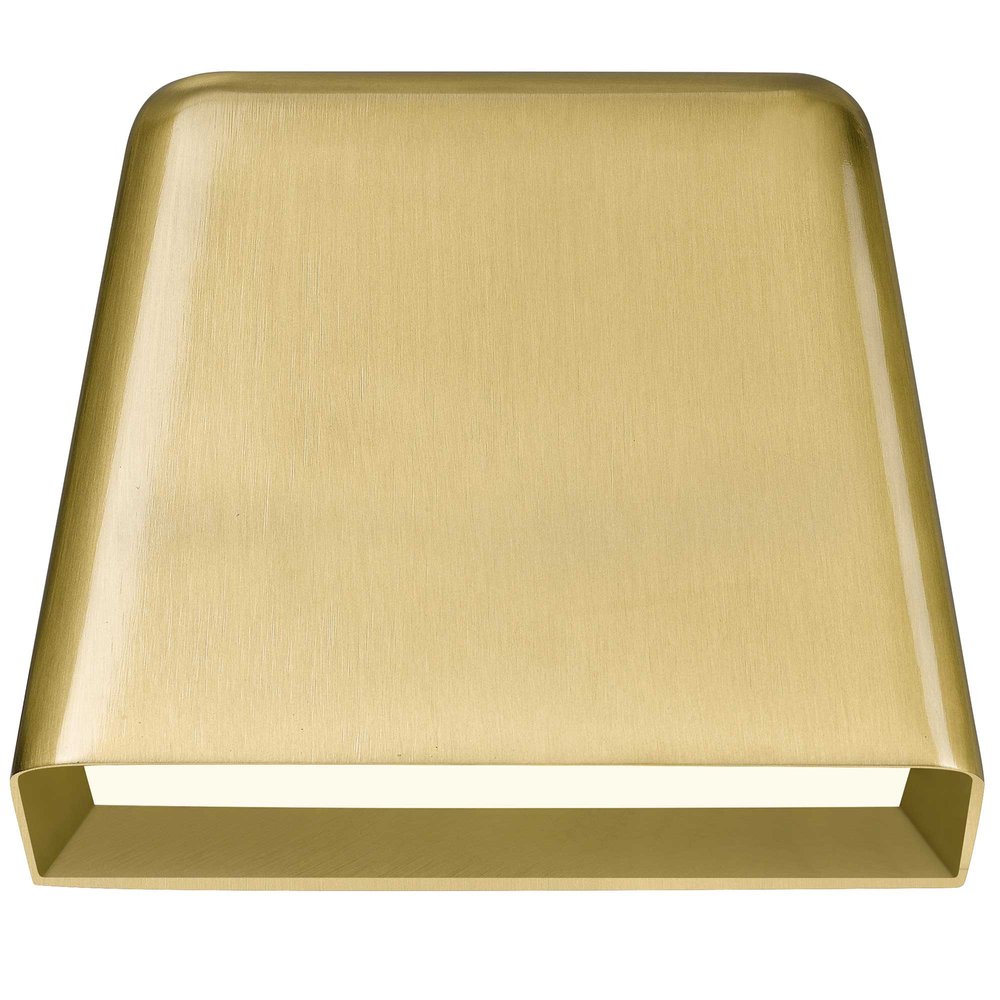 Brass LED Dimmable Outdoor Hanging Light