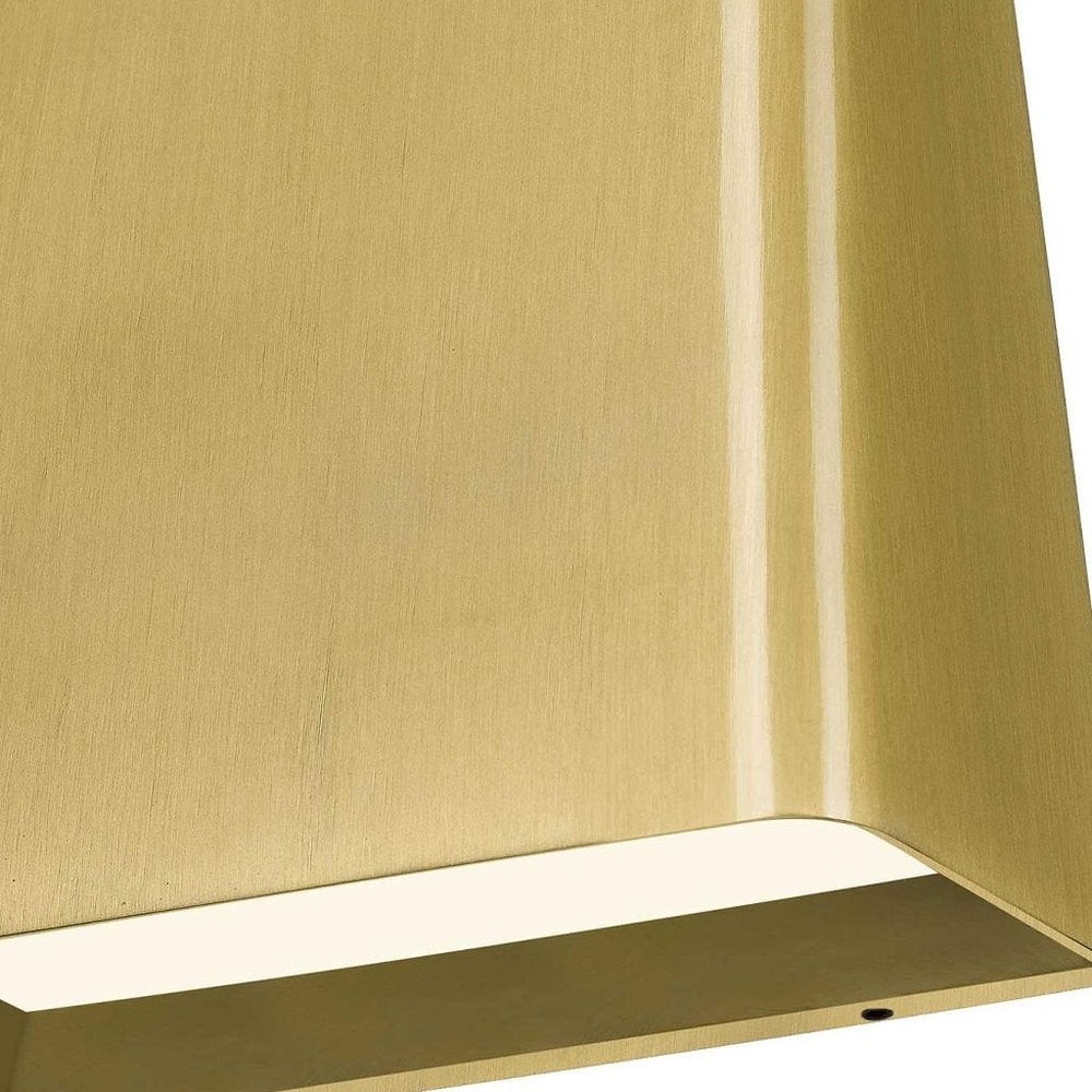 Brass LED Dimmable Outdoor Hanging Light