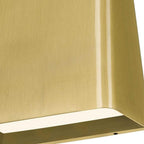 Brass LED Dimmable Outdoor Hanging Light