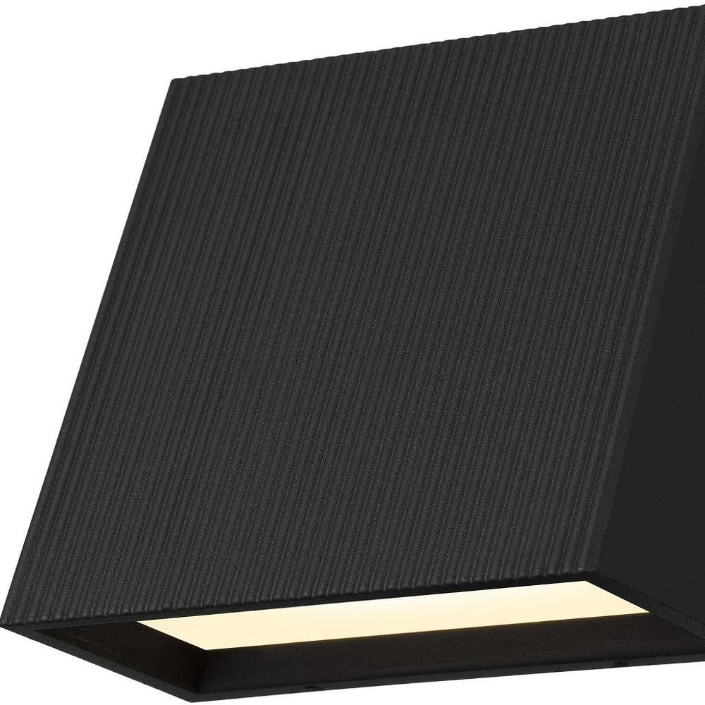 Black LED Dimmable Outdoor Hanging Light