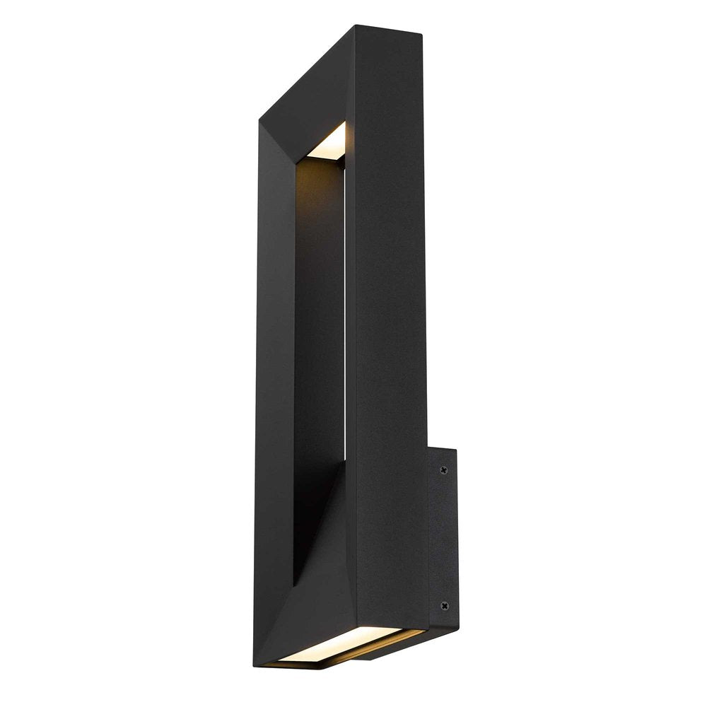 Black LED Dimmable Outdoor Hanging Light