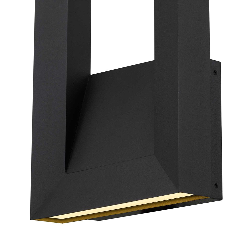 Black LED Dimmable Outdoor Hanging Light