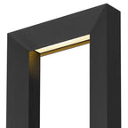Black LED Dimmable Outdoor Hanging Light