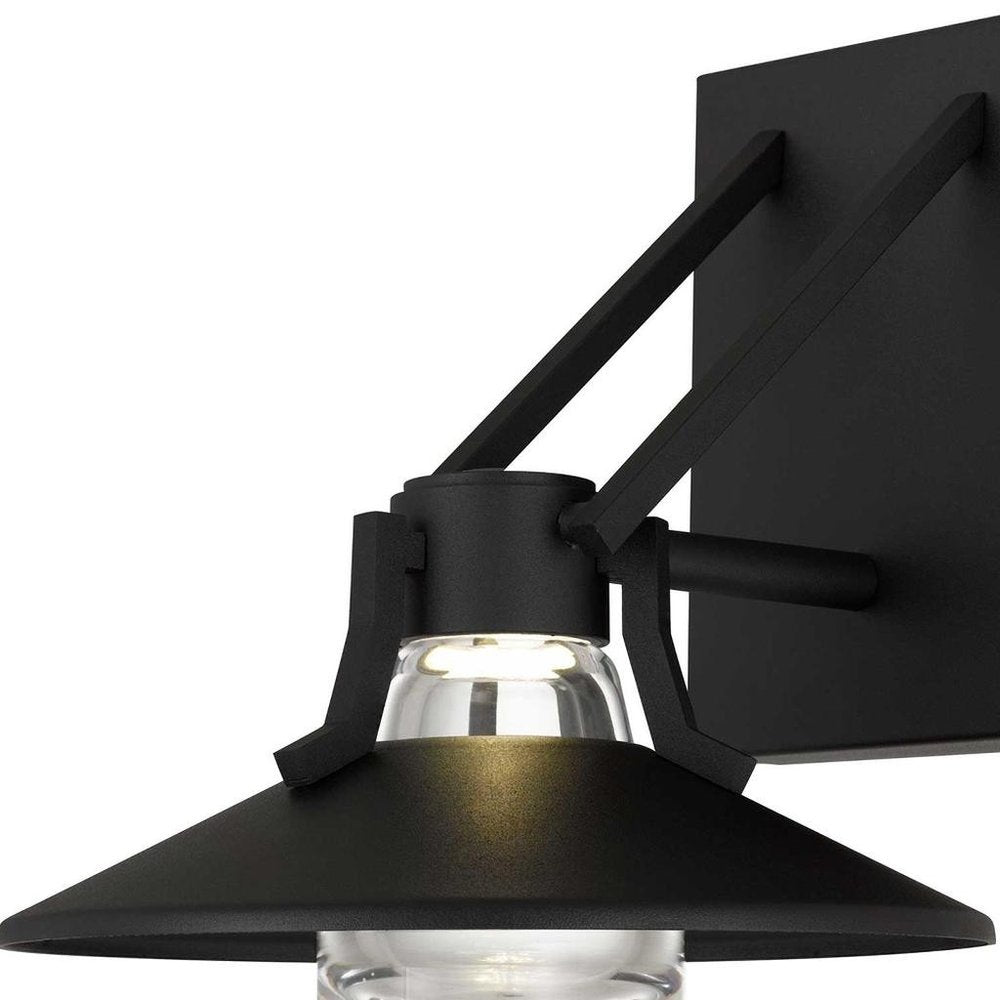 Black Transparent LED Dimmable Outdoor Hanging Light