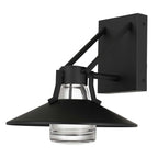 Black Transparent LED Dimmable Outdoor Hanging Light