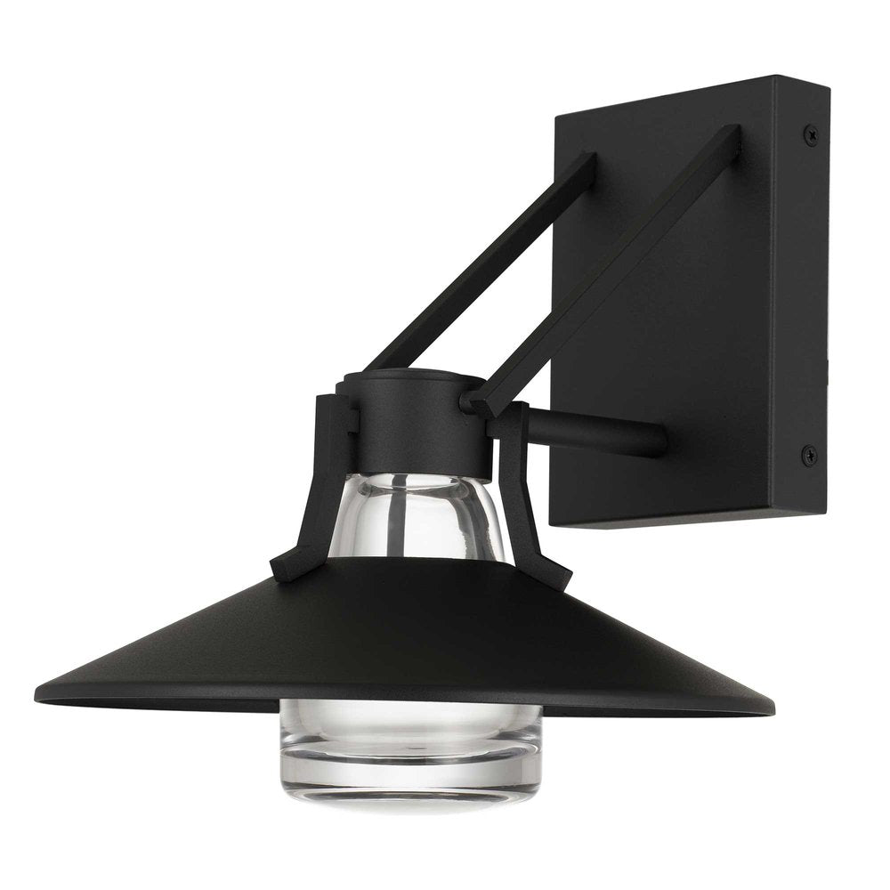 Black Transparent LED Dimmable Outdoor Hanging Light