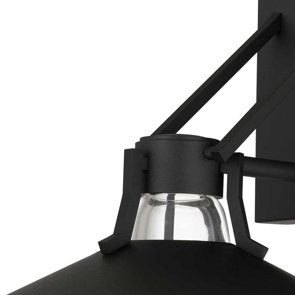 Black Transparent LED Dimmable Outdoor Hanging Light