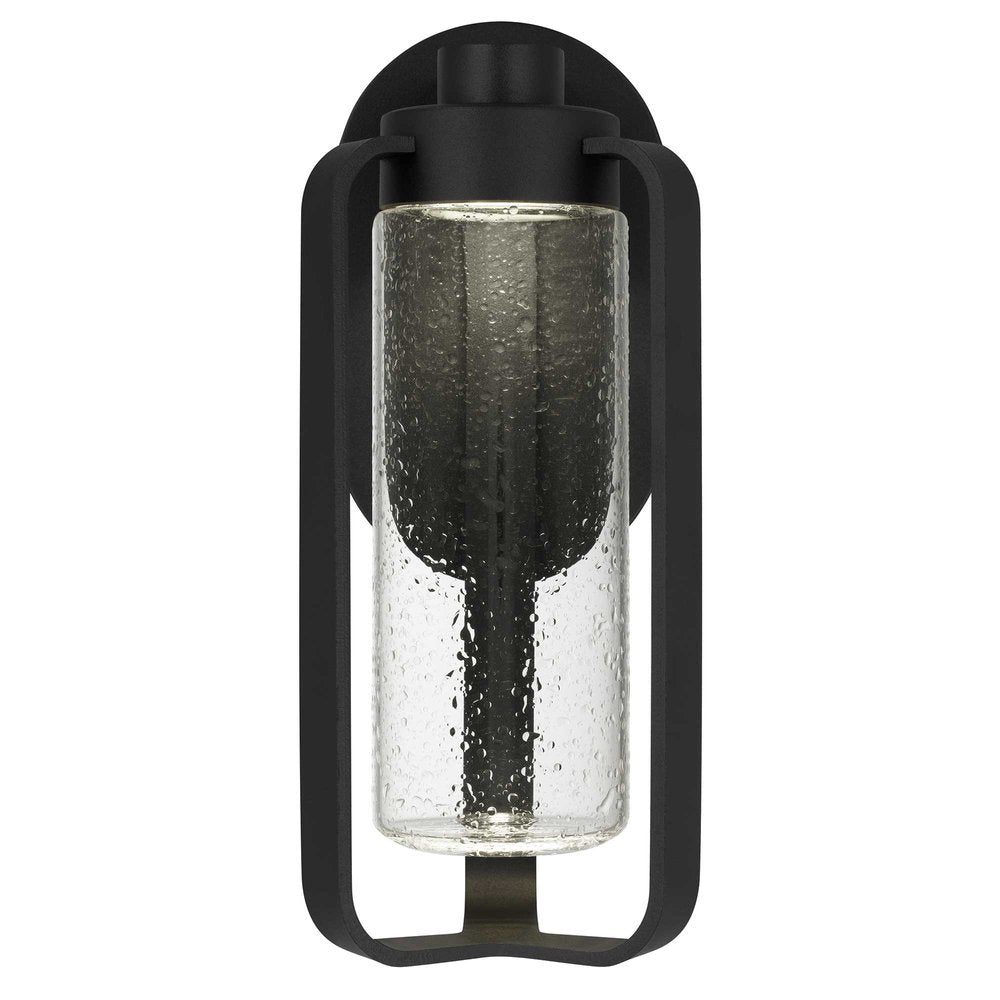 Black Seeded LED Dimmable Outdoor Hanging Light
