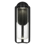 Black Seeded LED Dimmable Outdoor Hanging Light