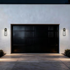 Black Seeded LED Dimmable Outdoor Hanging Light