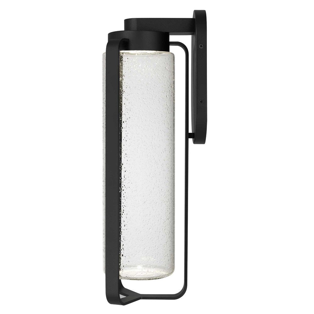 Black Seeded LED Dimmable Outdoor Hanging Light