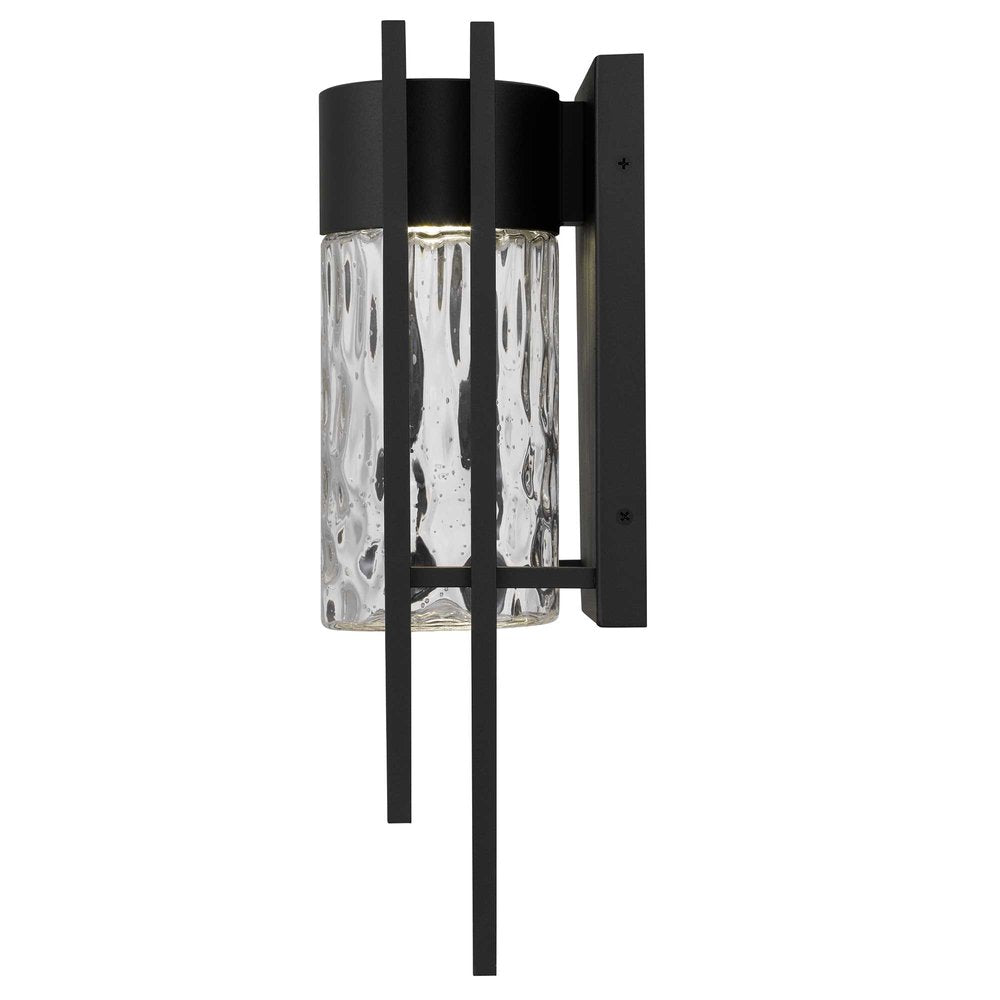 Black Seeded LED Dimmable Outdoor Hanging Light