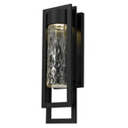 Black Seeded LED Dimmable Outdoor Hanging Light