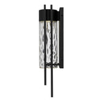 Black Seeded LED Dimmable Outdoor Hanging Light