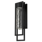 Black Seeded LED Dimmable Outdoor Hanging Light