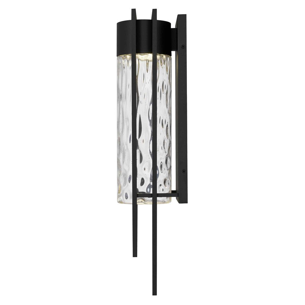 Black Seeded LED Dimmable Outdoor Hanging Light
