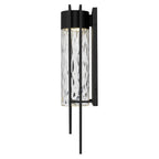 Black Seeded LED Dimmable Outdoor Hanging Light