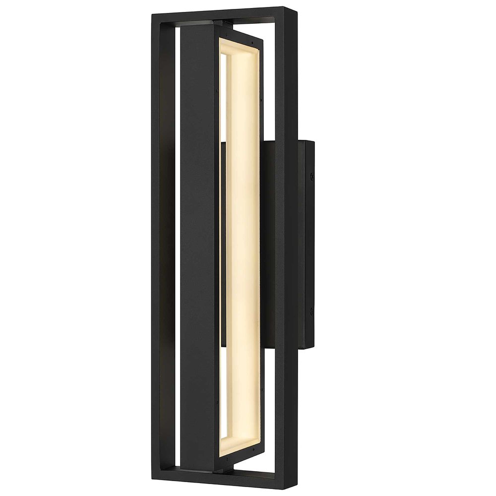 Black LED Dimmable Outdoor Hanging Light