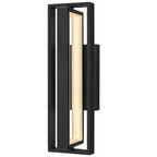 Black LED Dimmable Outdoor Hanging Light