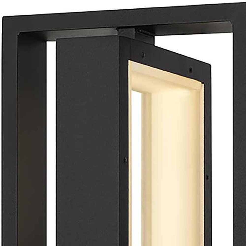 Black LED Dimmable Outdoor Hanging Light