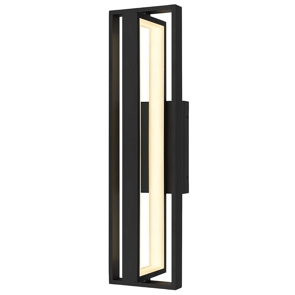 Black LED Dimmable Outdoor Hanging Light