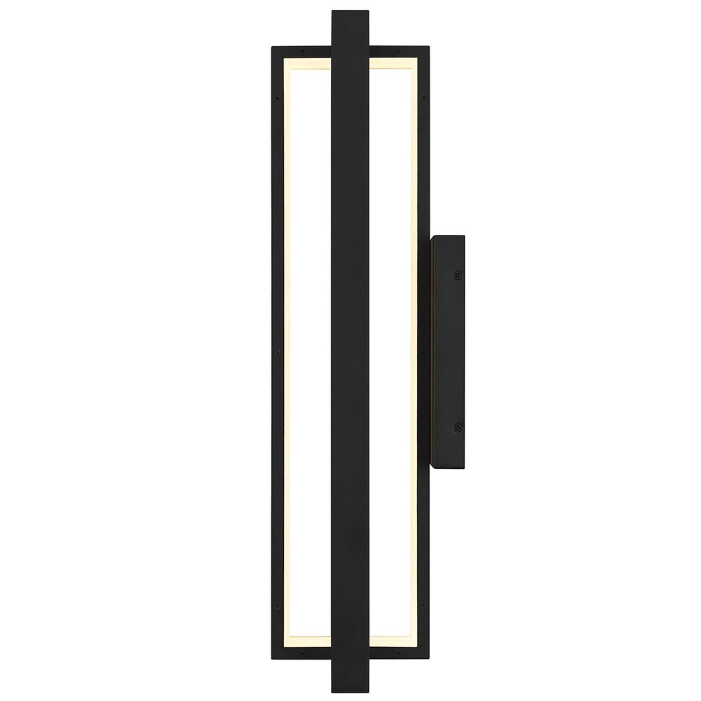 Black LED Dimmable Outdoor Hanging Light