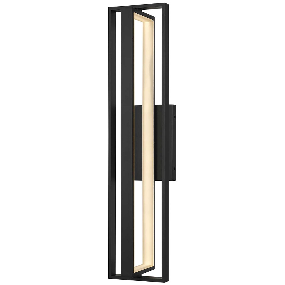 Black LED Dimmable Outdoor Hanging Light