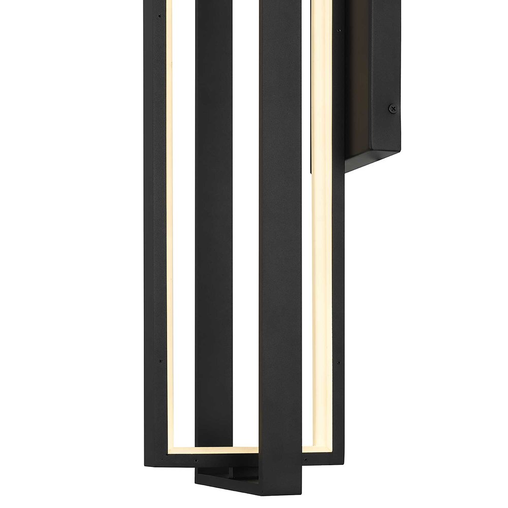 Black LED Dimmable Outdoor Hanging Light
