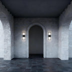 Black LED Dimmable Outdoor Hanging Light
